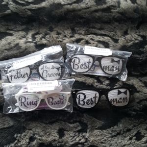 Wedding fun eyeglasses. Best man, ring bearer..new
